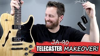 Creating the Ultimate P90 Tele  Thinline Telecaster Makeover [upl. by Crysta]