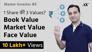 Book Value Market Value Face Value of Share  What is the difference  5 MASTER INVESTOR [upl. by Arliene43]