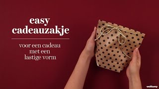 Wehkamp  How to easy cadeauzakje [upl. by Susann313]