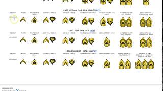 US Army Enlisted Ranks [upl. by Bronk]