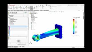 SOLIDWORKS Simulation Quick Tip Prescribed Displacements  Part 1 [upl. by Merline]