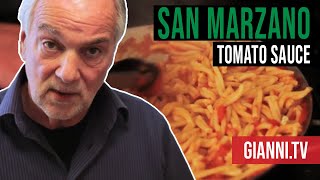 San Marzano Marinara Tomato Sauce Italian Recipe  Giannis North Beach [upl. by Enael]