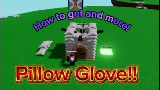 HOW TO GET PILLOW GLOVE  Showcase  SLAP BATTLES ROBLOX [upl. by Gautier]