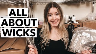 CANDLE MAKING FOR BEGINNERS Pt 3  Everything About Wicks  How I Wicked My Candle Jars [upl. by D'Arcy]