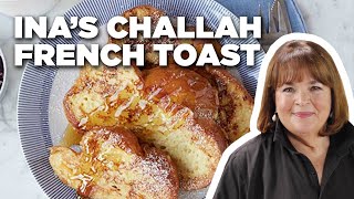 Barefoot Contessas Challah French Toast  Barefoot Contessa  Food Network [upl. by Rexferd]