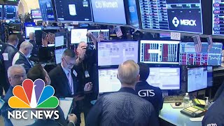 Stock Trading Halted After Markets Plunge At Market Open  NBC News [upl. by Egamlat]