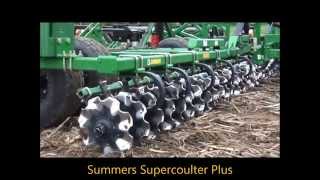 Vertical Tillage Thelen Farms Salford RTS Summers Supercoulter Plus [upl. by Adien]