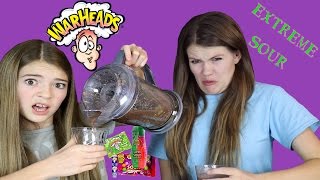 Warheads Extreme Sour Smoothie Challenge  JustJordan33 [upl. by Bough]