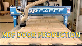 MDF Door Production on a ShopSabre CNC [upl. by Olram]