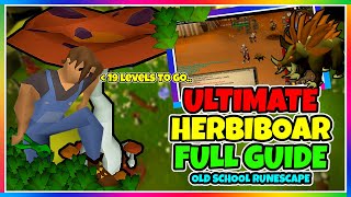 OSRS  How To Catch Herbiboar When Training Hunter   FULL GUIDE [upl. by Teressa]