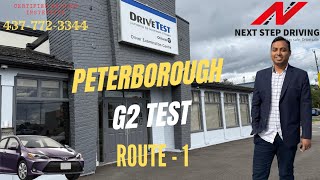 Peterborough G2 Test route 1  New Location October 2024 [upl. by Eynttirb918]