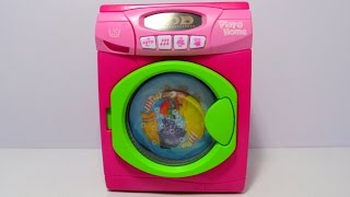 Toy Washing Machine PlayHome Review [upl. by Annenn]