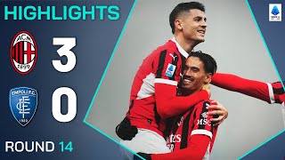 MILANEMPOLI 30  HIGHLIGHTS  Reijnders Hits Brace as Milan Cruise to Victory  Serie A 202425 [upl. by Brandt923]