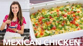 Mexican Chicken Casserole Recipe Chicken Bake [upl. by Yvaht]