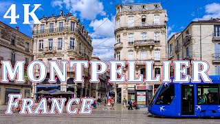 4K Walking tour in Montpellier France [upl. by Juta800]