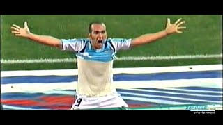 IL DERBY DI PAOLO DI CANIO  Gol Lazioroma 31  6 gennaio 2005 [upl. by Hutton]