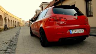 Alfa Romeo 147 19 JTDm 16v Chip 185hp [upl. by Anaher]