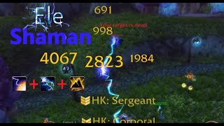 Micrototem ⚡ Ele Shaman PvP Classic WoW [upl. by Anyek211]