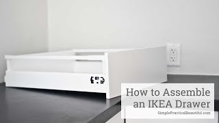 How to Assemble an IKEA SEKTION Drawer [upl. by Eiduj275]