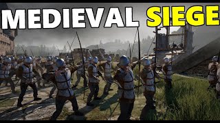 Conquerors Blade Gameplay  Huge MEDIEVAL Siege Battles [upl. by Adnauqal153]