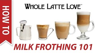 Milk Frothing for Beginners [upl. by Elleryt951]