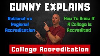 College Accreditation Explained  College Terminology [upl. by Ferne]