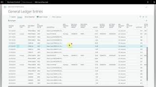 How to view the General Ledger Entries of a particular GL Account in Business Central [upl. by Atteuqahs451]