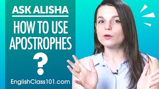 How to Use Apostrophes in English  Basic English Grammar [upl. by Beverley]