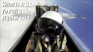 What Is It Like To Pull Gs in A Fighter Jet [upl. by Rilda]