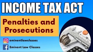 Penalties prosecution and offences under income tax act [upl. by Salene]