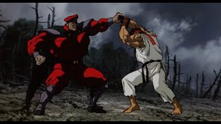 Ryu And Ken Vs Bison  Full Fight English Dub 1080p HD [upl. by Asiram]