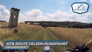 Official MTB route FelsenRundfahrt 🇩🇪 – Highlights RAW [upl. by Assirrak]