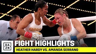 HIGHLIGHTS  Heather Hardy vs Amanda Serrano [upl. by Scotney822]