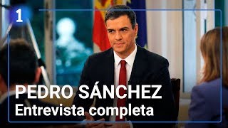 ENTREVISTA A PEDRO SÁNCHEZ  Primera como presidente del Gobierno [upl. by Kreis]