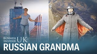 This Russian grandma uses hilarious green screen effects to recreate dangerous situations around her [upl. by Desdemona]