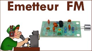 Electronique mini émetteur FM electronic transmitter [upl. by Lohrman]