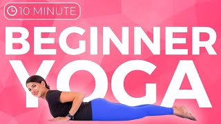 10 minute Yoga for Beginners  Weight Loss Strength amp Toning [upl. by Nahsor883]