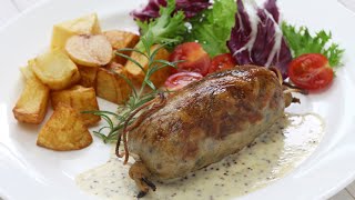 Recette  Andouillette sauce moutarde [upl. by Notnroht]