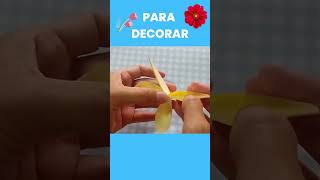 Como hacer FLORES de PAPEL paso a paso Facil [upl. by Er]