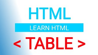 How To Create Table with ROWSPAN and COLSPAN  HTML  Table in HTML [upl. by Kopans381]