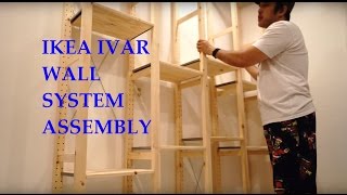 IKEA IVAR System Shelves Full Assembly and Review [upl. by Joscelin]