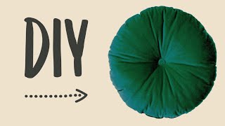 DIY Round Cushion  Beginner Friendly [upl. by Thierry]