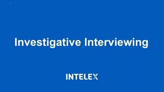 Investigative Interviewing Tips [upl. by Sileas828]