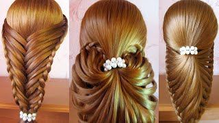 Beautiful Simple Hairstyles For Wedding On Gown 🔹 Bridal Hairstyles Step By Step 🔹 Hair Tutorial [upl. by Vasileior681]