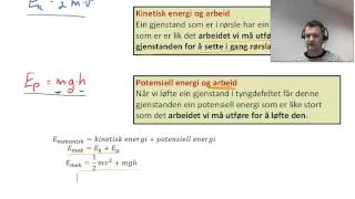 Kinetisk og potensiell energi [upl. by Ihtraa848]