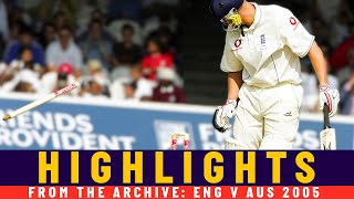 The Start of the Greatest Ashes Series Ever  Classic Match  England v Australia 2005  Lords [upl. by Resor734]