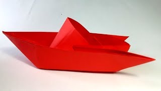 Como hacer un Barco de papel Origami  How to Make an Origami Paper Boat [upl. by Ahsietal]