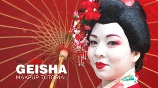 Geisha Makeup Tutorial [upl. by Nimad352]