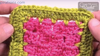 Crochet Border  Corner to Corner C2C  BEGINNER  The Crochet Crowd [upl. by Beane]