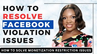 How to Resolve Facebook Monetization Policy Violation Issues [upl. by Itak]